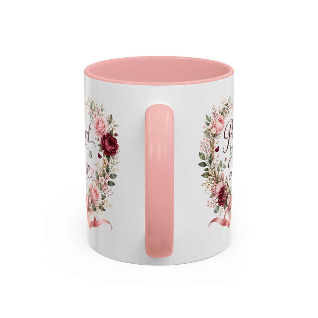 Prayed for This Love Mug, Christian Gift for Wife or Girlfriend, Romantic Bible Verse Mug, James 1:17 Floral Love Coffee Cup