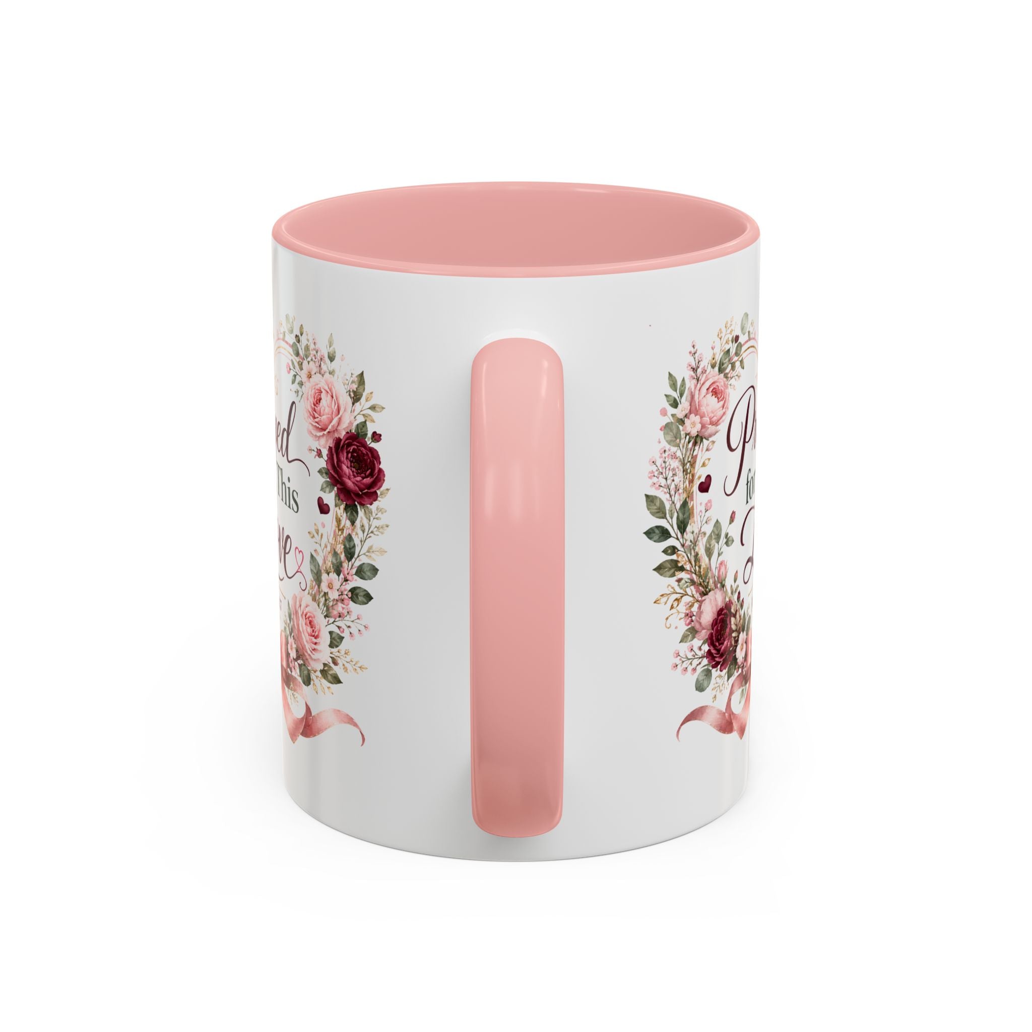 Prayed for This Love Mug, Christian Gift for Wife or Girlfriend, Romantic Bible Verse Mug, James 1:17 Floral Love Coffee Cup