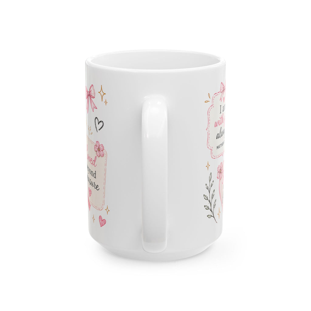Floral Scripture Collage Mug